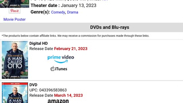 A man called otto Blu ray and DVD release confirmed