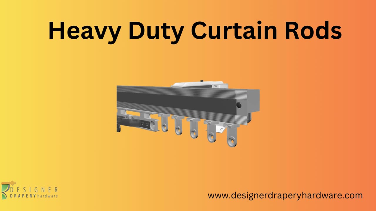 Discover Durability and Style: Heavy Duty Curtain Rods by Designer Drapery Hardware