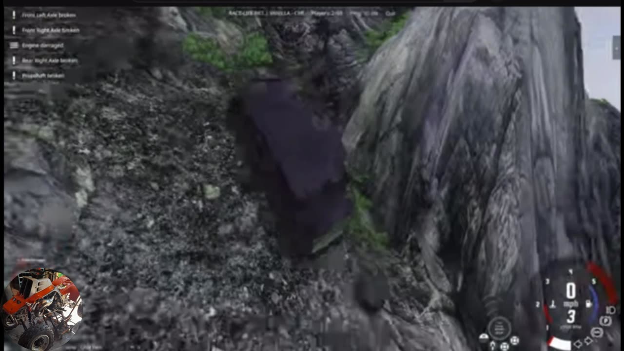 BeamNG.Drive Surviving Insane Downhill Drops in BeamNG Multiplayer