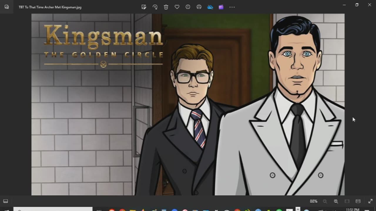 TBT To That Time Archer Met Kingsman Review