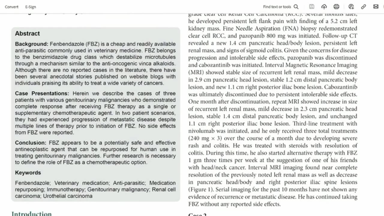 Can Fenbendazole Cure Cancer?