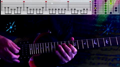 Dorian mode (3-note patters inverted)