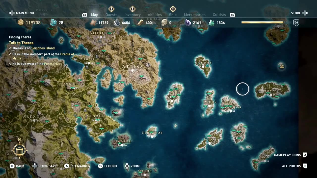 Assassin's Creed Odyssey - Finding Theras