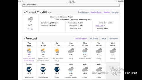 Kelowna Weather February 9 2023