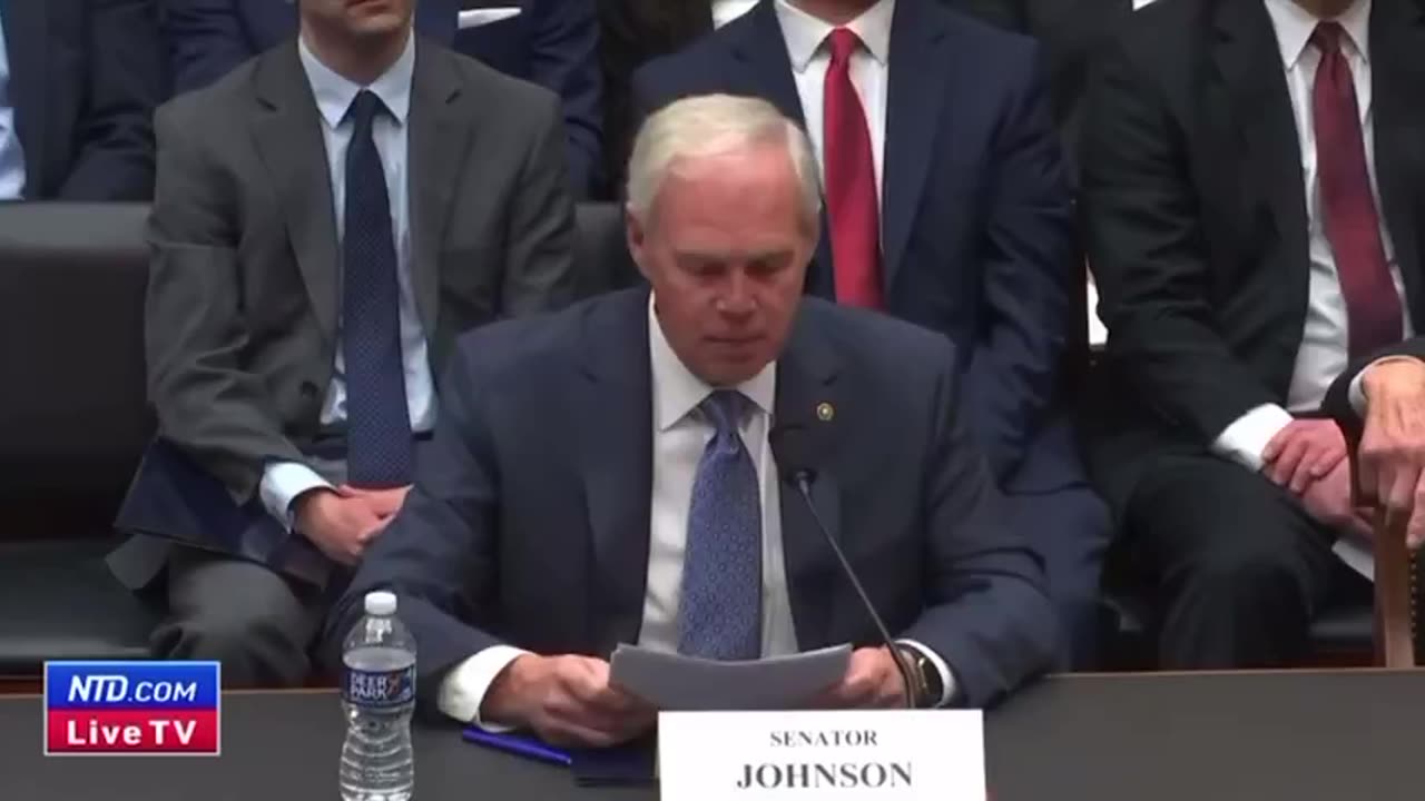 Sen. JOHNSON appears before House of Rep., GOV. CORRPUTION