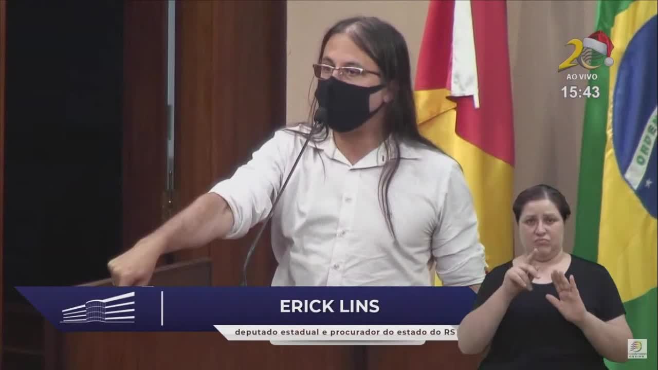 Deputado Estadual Eric Lins Audiência Pública - Câmara de Vereadores de Caxias do Sul