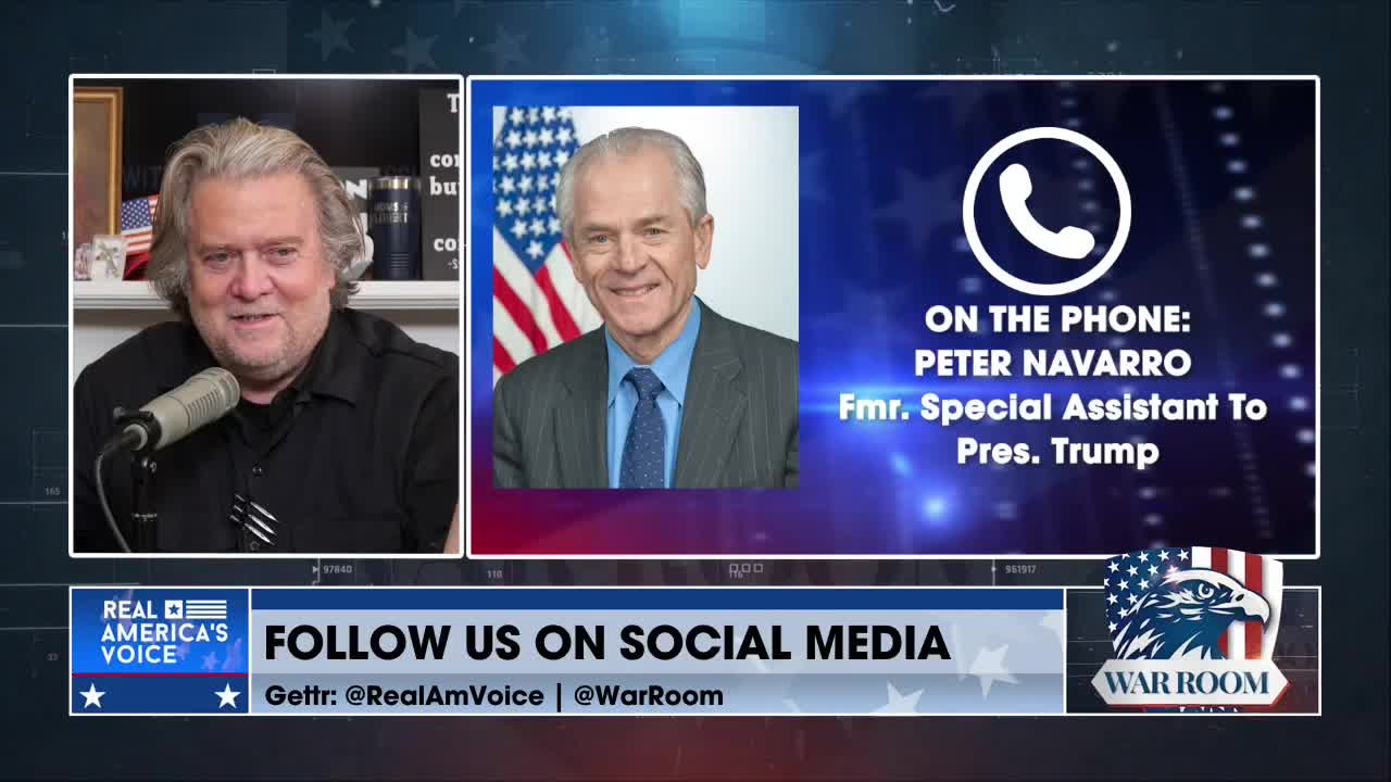 Peter Navarro Shares Details of New Project With The War Room Audience