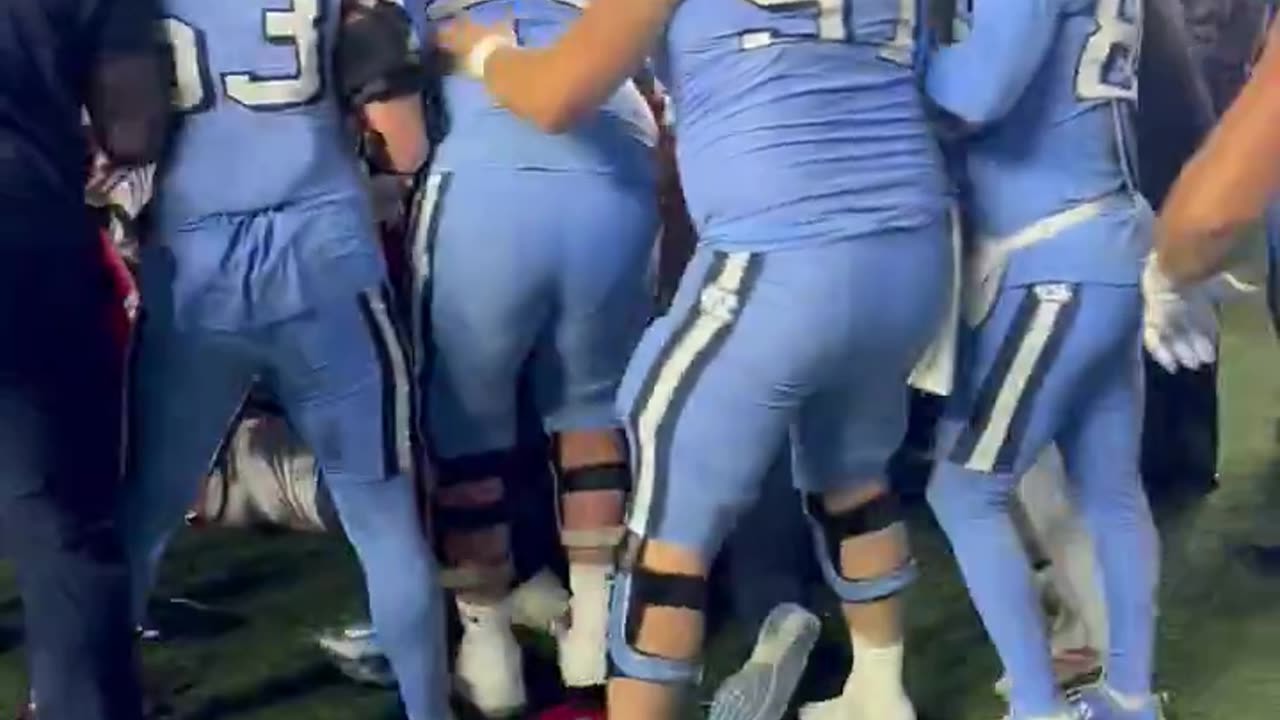 An all out brawl broke out a the end of the UNC vs. NC State game when state tried to plant the flag