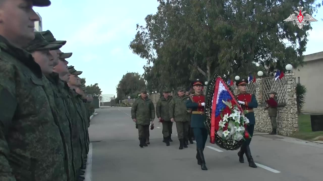 🎖 Servicemen of Russian Group of Forces in Syria honour Hero of Russia Roman Filipov