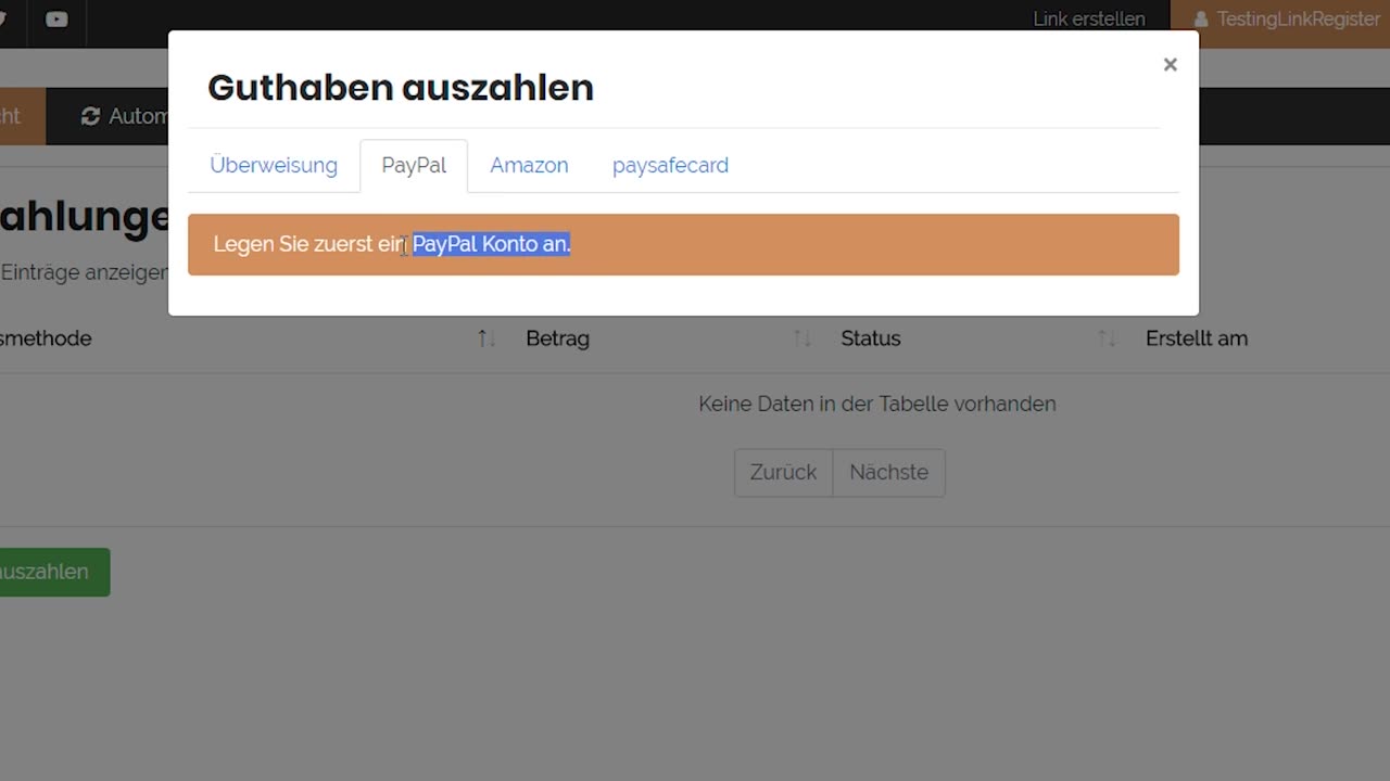 Adfly Geld verdienen: Flop | Linkvertise.com als Alternative: Top | Auszahlung erstellen