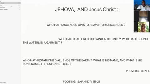 Christ the head : jehova, and Jesus Christ. Part 1