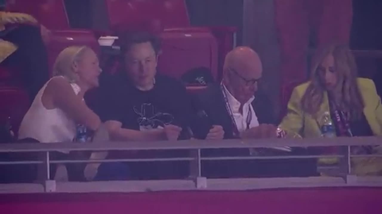 Don Lemon was "frightened" by this: ElonMusk is hanging with Rupert Murdoch at the Super Bowl.