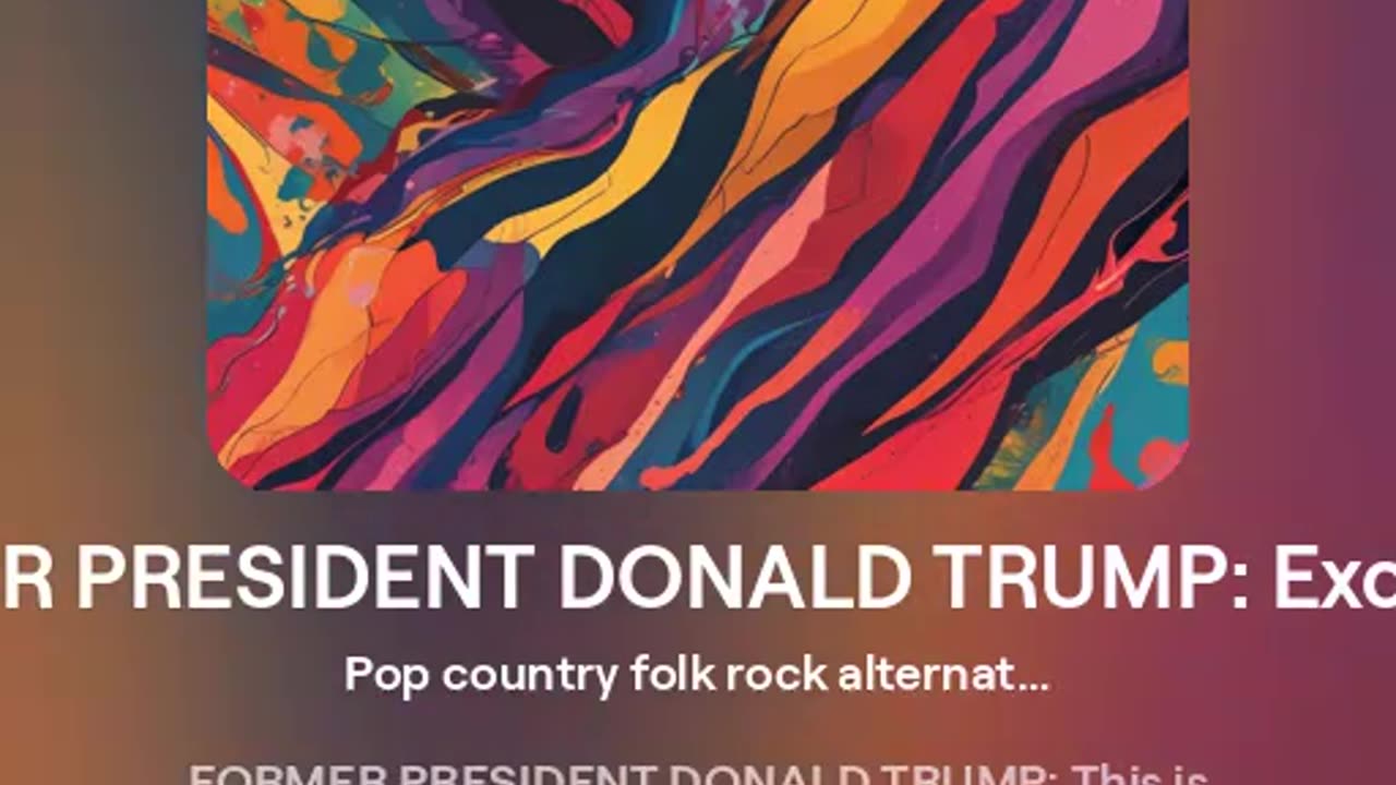 Track 11 - If Trump had an album from his answers in the debate [Pop country folk rock alternative]