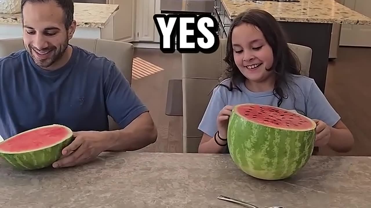 funny watermelon prank