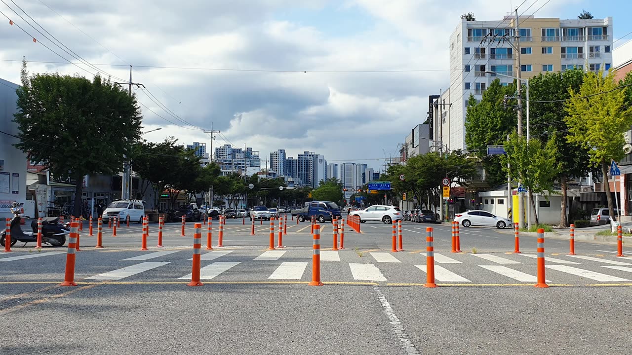 a city crosswalk