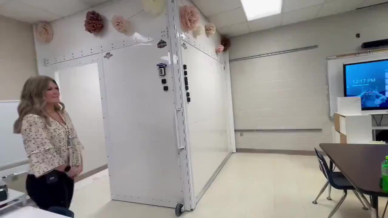 bullet proof strong room in a school to protect students from mass shooters