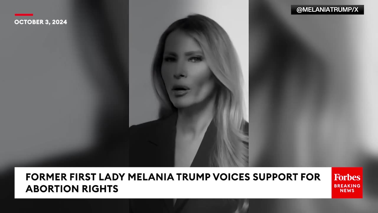 Melania Trump Releases Video Clip Promoting ‘Individual Freedom’ 👀