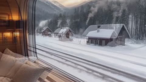 Magical Winter Train Ride.