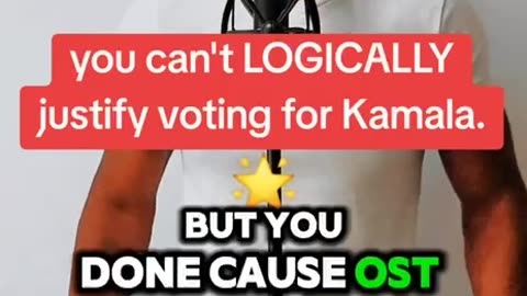 You can't justify voting for Kamala