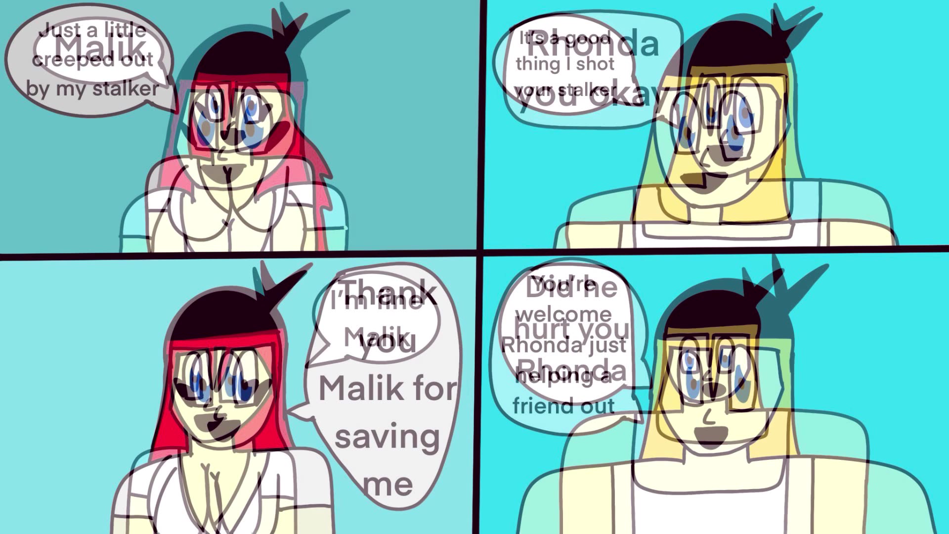 Colomon creepy stalker shot