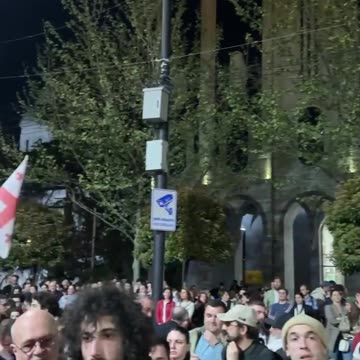 Georgia | Enfrentamientos frente al edificio del parlamento en Tbilisi