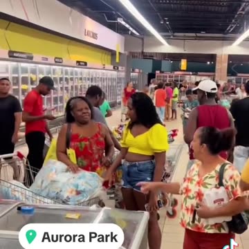 Venezuela migrant people taking over grocery stores