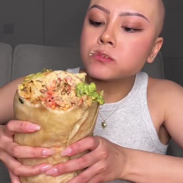 BIG ole chipotle burrito today didn’t eat enough hot cheetos This burrito felt endless😂