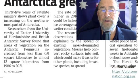Antarctica greener
