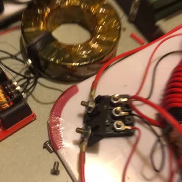 Tesla 2 phase resonance rotary transformer