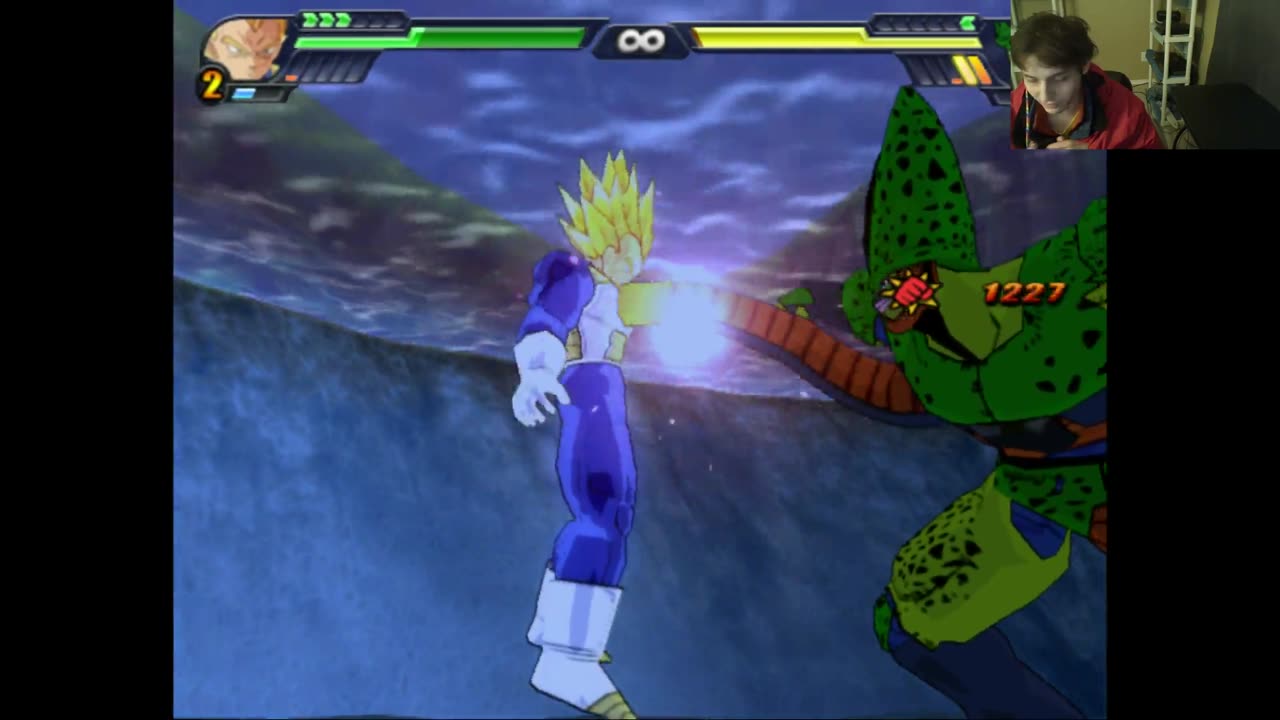 Semi-Pefect Cell VS Super Vegeta In A Dragon Ball Z Budokai Tenkaichi 3 Battle With Live Commentary