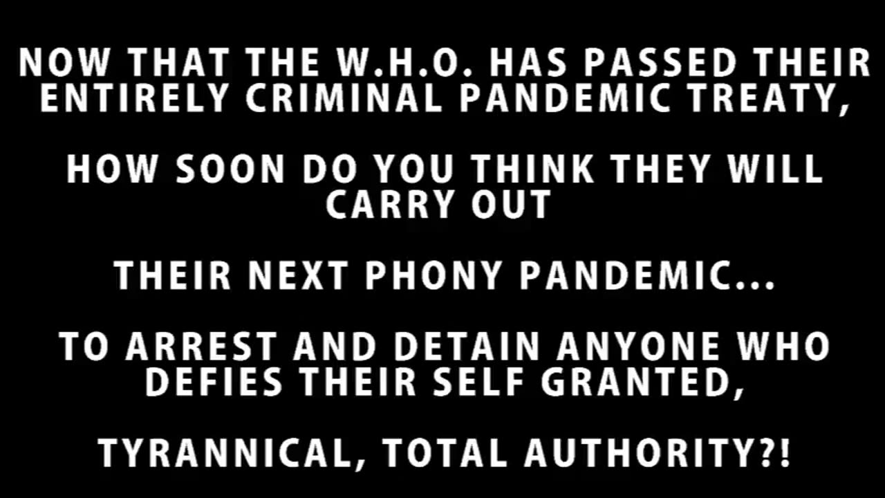 In its FOUNDING DOCUMENT, the WHO EXEMPTED ITSELF FROM ALL CRIMINAL PROSECUTION!