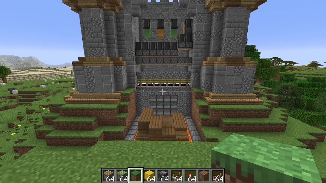 I Made a Piston Castle in Minecraft