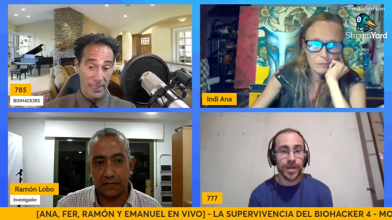 BioHacking 150 ANA FER RAMÓN Y EMANUEL EN VIVO - La Supervivencia del BioHacker 4 - Mochila 72hs