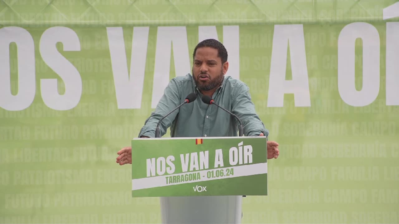 Acto 9J europeo de VOX en Tenerife con Abascal y número 3 Juan Carlos Girauta: Nos van a oír"