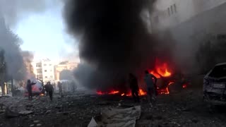 White Helmets video said to show airstrike near Syrian hospital