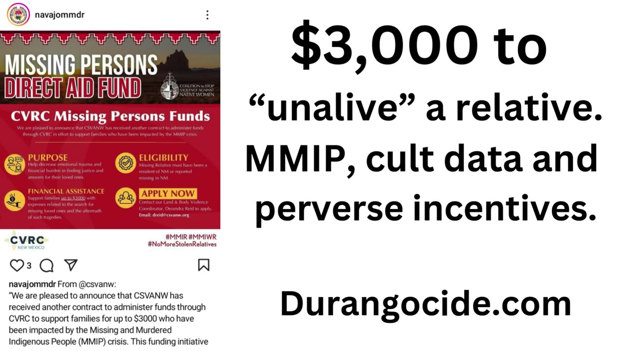 #MMIW #CultData #mmiwsisters #Suncor #DurangoColorado #oilpatch