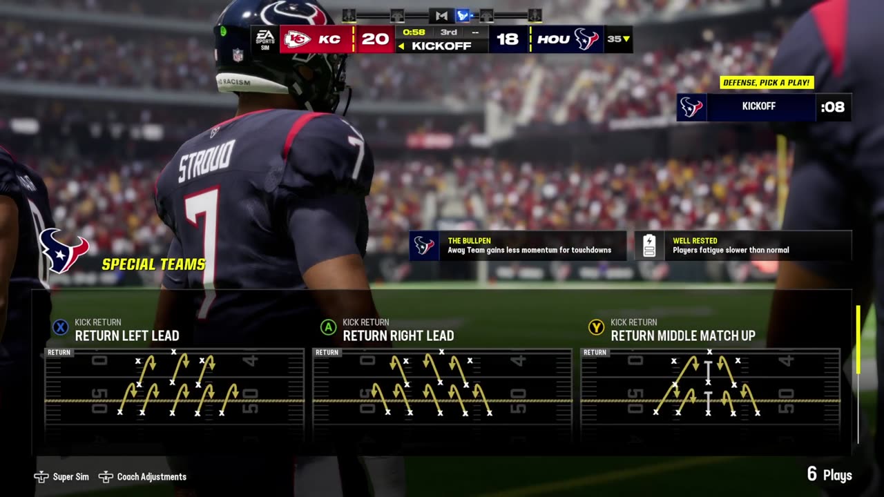 BlackMonkTheGamer - Madden NFL 24: Kansas City Chiefs VS Houston Texans Gameplay Updated Rosters