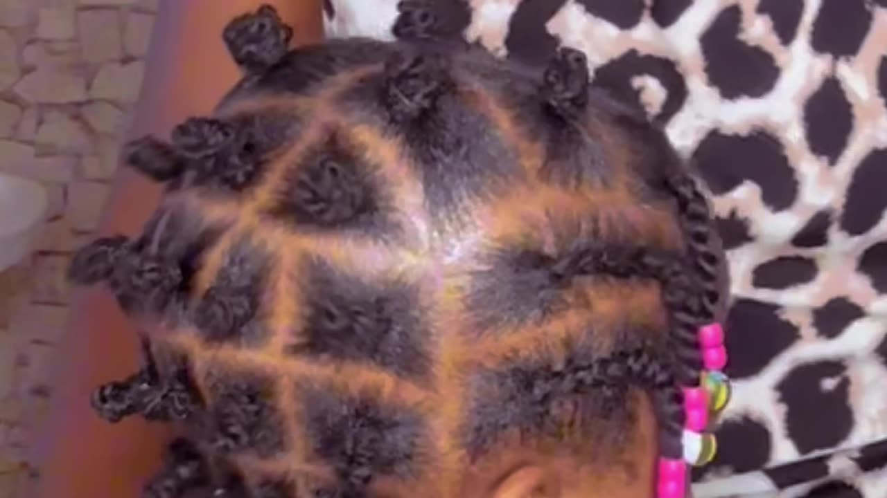 🔥 No added hair! 😱 Bantu knots hairstyle on short hair 😻