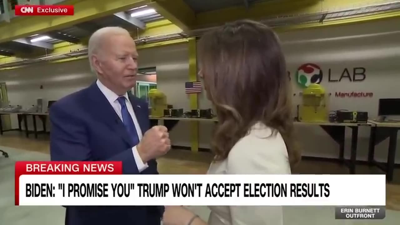 Biden Does Rare Interview With CNN Erin Burnett