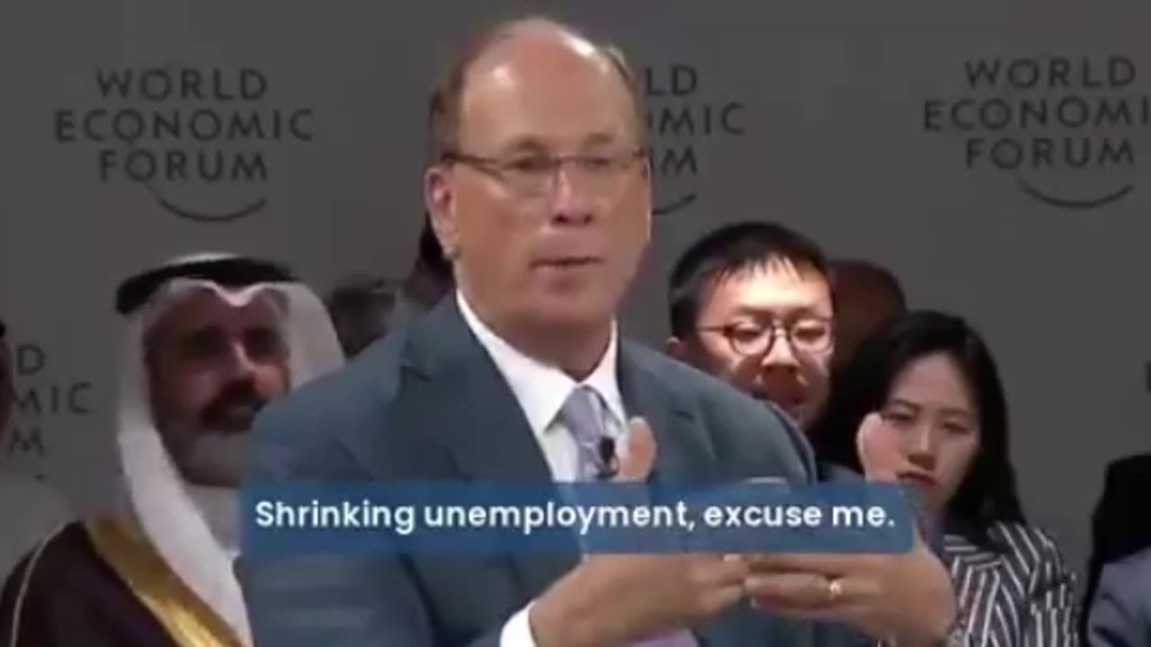 BlackRock CEO, Larry Fink Speaks of the benefits of Genocide, ...i mean "declining population"