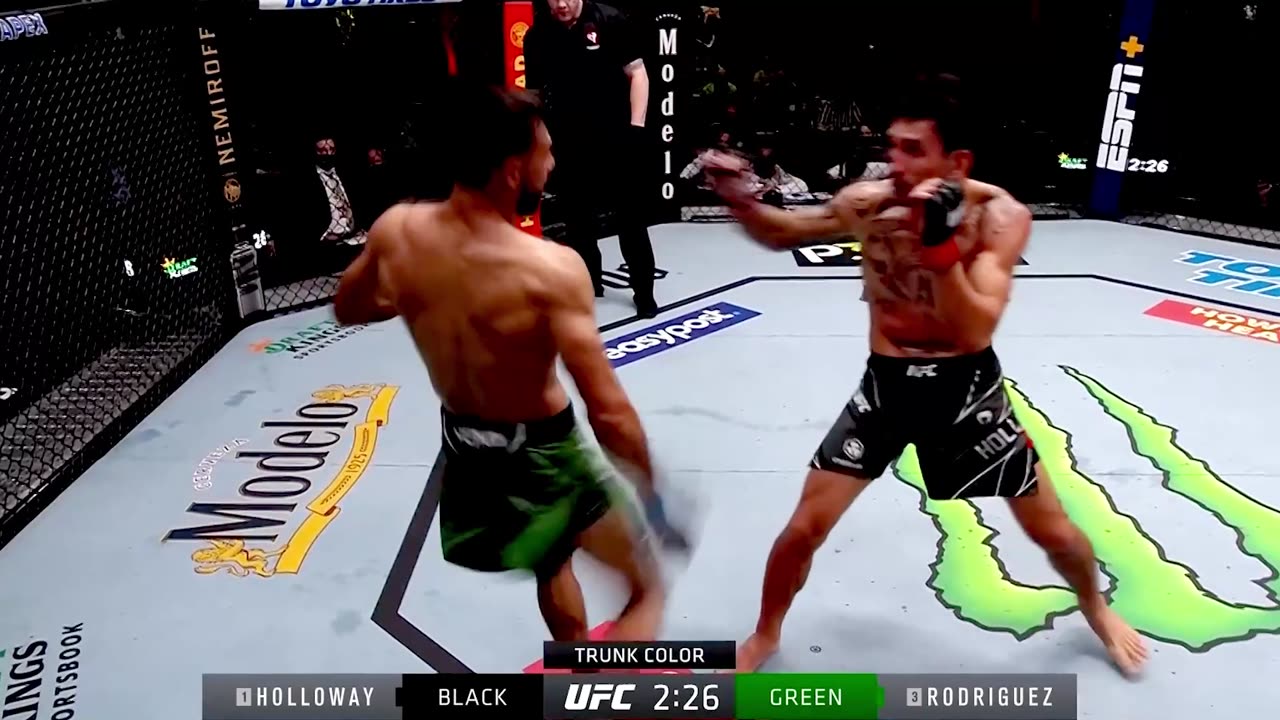 Yair Rodriguez Wopping Max Holloway