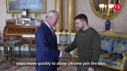 Britain's King Charles meets Ukraine's Zelenskiy during surprise visit