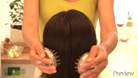 [ASMR] 7 Different Scalp Massager | No Talking
