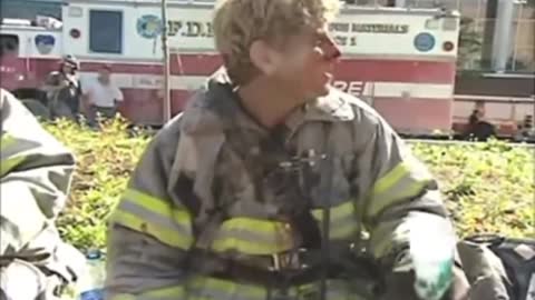 9/11 Firefighters talk about an explosion.