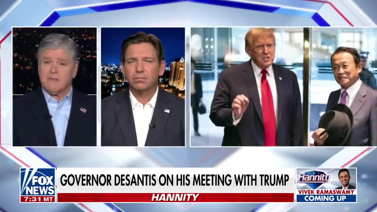 Governor DeSantis On His Meeting With Trump