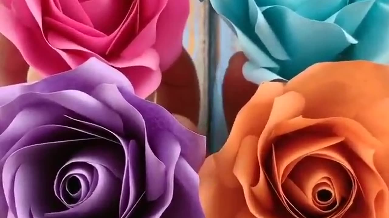 Paper flowers