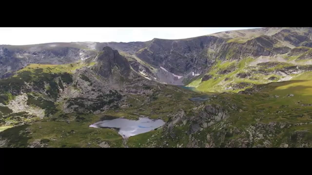 Beautiful Bulgaria - Bulgarian mountains and seaside from above