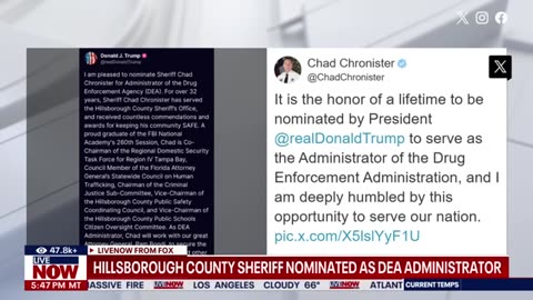 Trump picks Kash Patel as FBI Director, Charles Kushner as Ambassador to France, Chronister for DEA