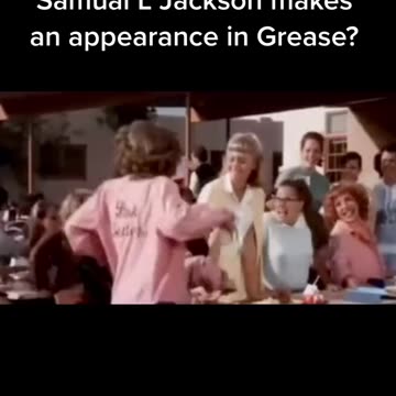 Samual L. Jackson in the movie Grease???
