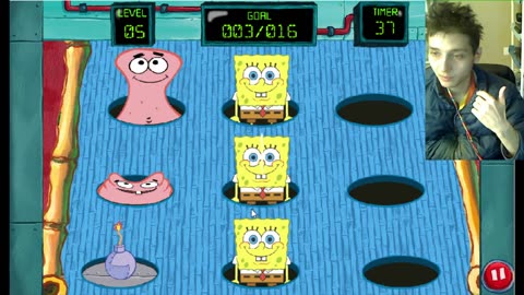 SpongeBob SquarePants Bikini Bottom Bop Them Level 5 Walkthrough Gameplay With Live Commentary